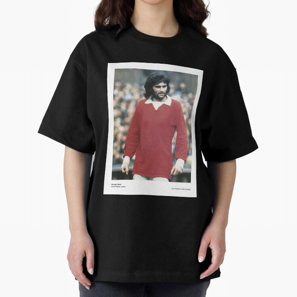 George Best Manchester United1 Oversized T-Shirt Back the Journey through Match Day Hype around FIFA World Cup 2026 Group Stage, Cristiano Ronaldo, Haaland and CR7, Netherlands, Retro Football Energy, Iconic Rivalries, Trophy Chase Drama and