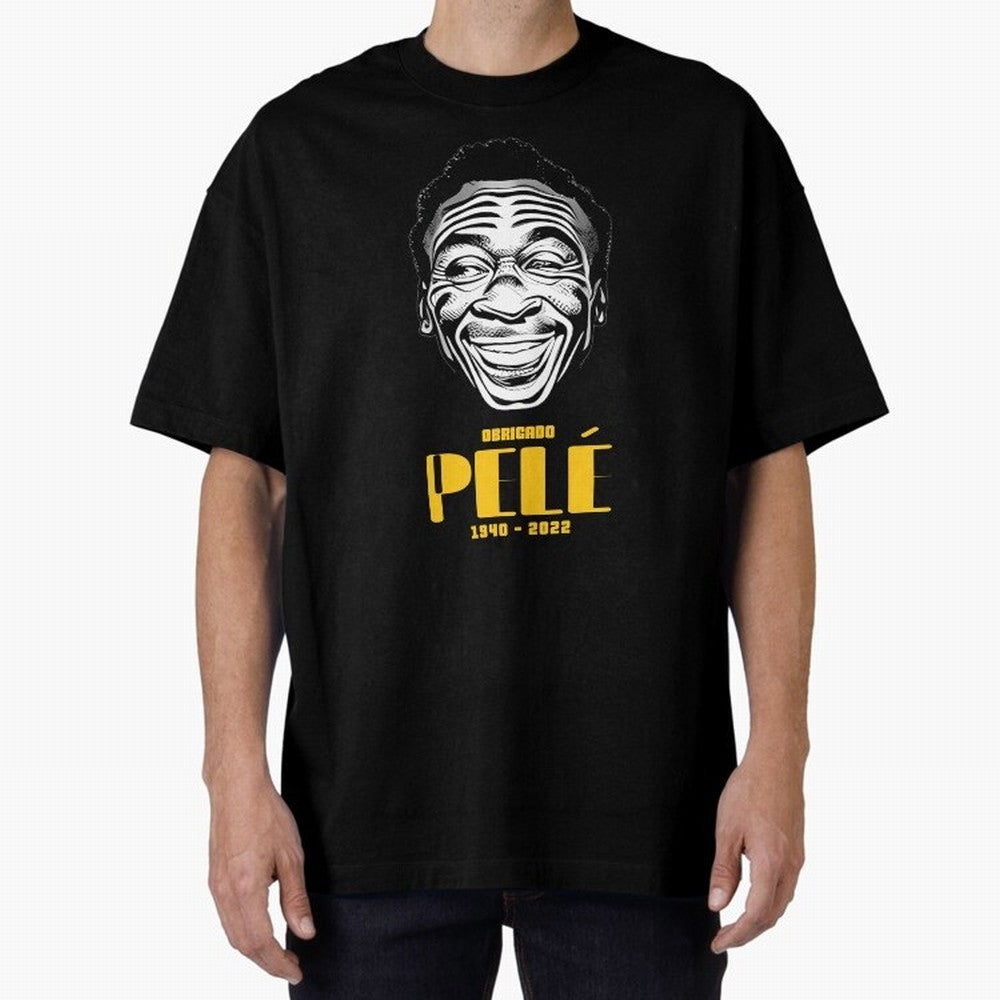 Pel¨¦ O Rei | Obrigado Pel¨¦ Essential T-Shirt Represent the Passion of Match Day Hype around FIFA World Cup 2026 USA Canada Mexico, Messi, Argentina, Tournament Hype, Historic Matchups, Family Viewing Parties and Global Sports Pride; Perfect for