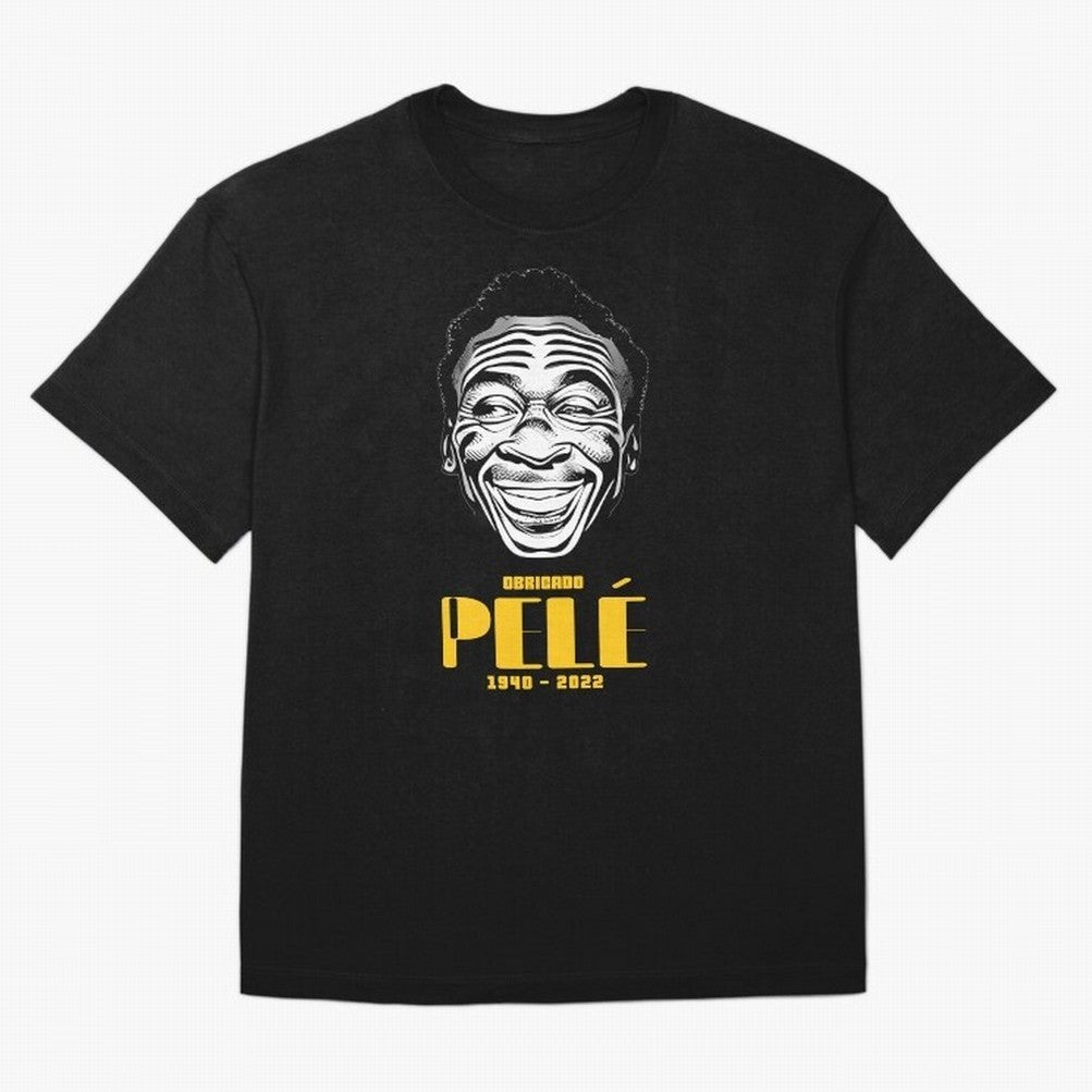Pel¨¦ O Rei | Obrigado Pel¨¦ Essential T-Shirt Represent the Passion of Match Day Hype around FIFA World Cup 2026 USA Canada Mexico, Messi, Argentina, Tournament Hype, Historic Matchups, Family Viewing Parties and Global Sports Pride; Perfect for