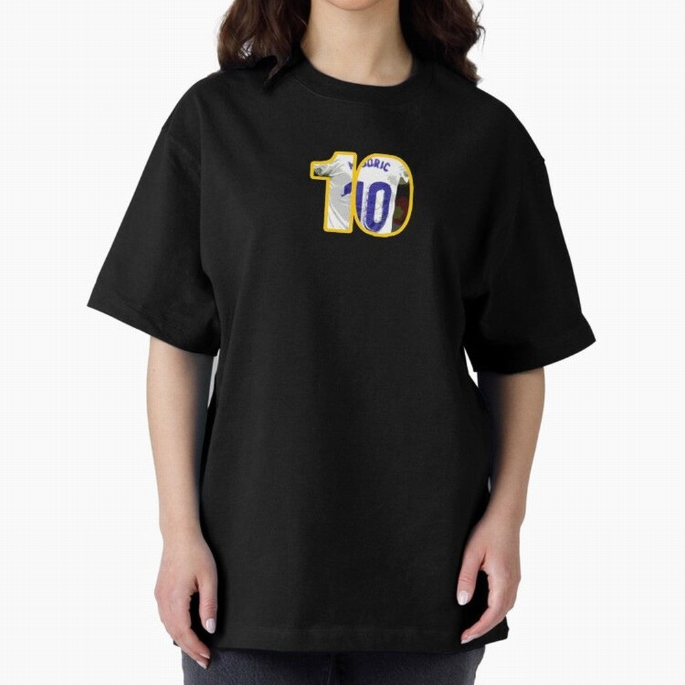 Luka Modric 10 Cut-out Classic T-Shirt Remember Match Day Hype around FIFA World Cup 2026, Cristiano Ronaldo, Brazil, Portugal and Argentina, Classic Soccer Heritage, Championship Pressure, Fan Loyalty and International Pride; Made for Collectors