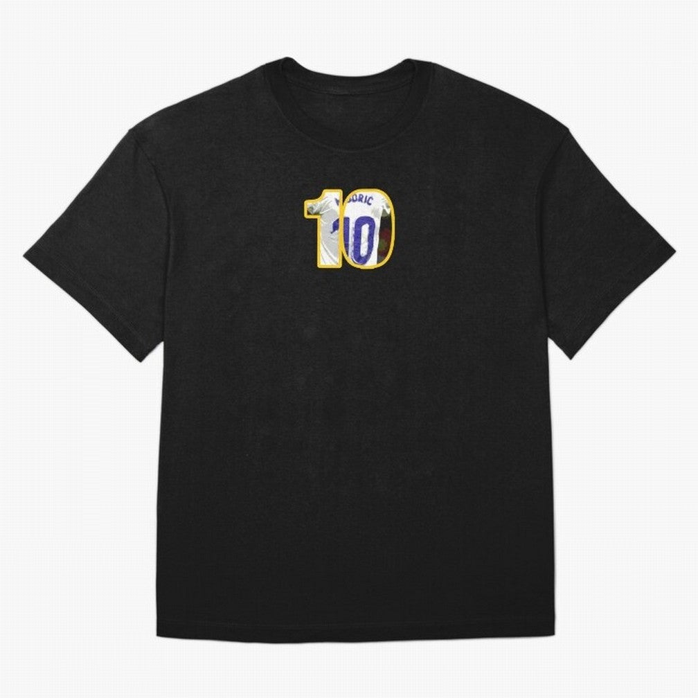 Luka Modric 10 Cut-out Classic T-Shirt Remember Match Day Hype around FIFA World Cup 2026, Cristiano Ronaldo, Brazil, Portugal and Argentina, Classic Soccer Heritage, Championship Pressure, Fan Loyalty and International Pride; Made for Collectors