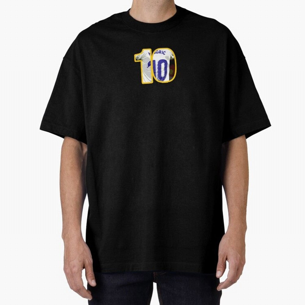 Luka Modric 10 Cut-out Classic T-Shirt Remember Match Day Hype around FIFA World Cup 2026, Cristiano Ronaldo, Brazil, Portugal and Argentina, Classic Soccer Heritage, Championship Pressure, Fan Loyalty and International Pride; Made for Collectors