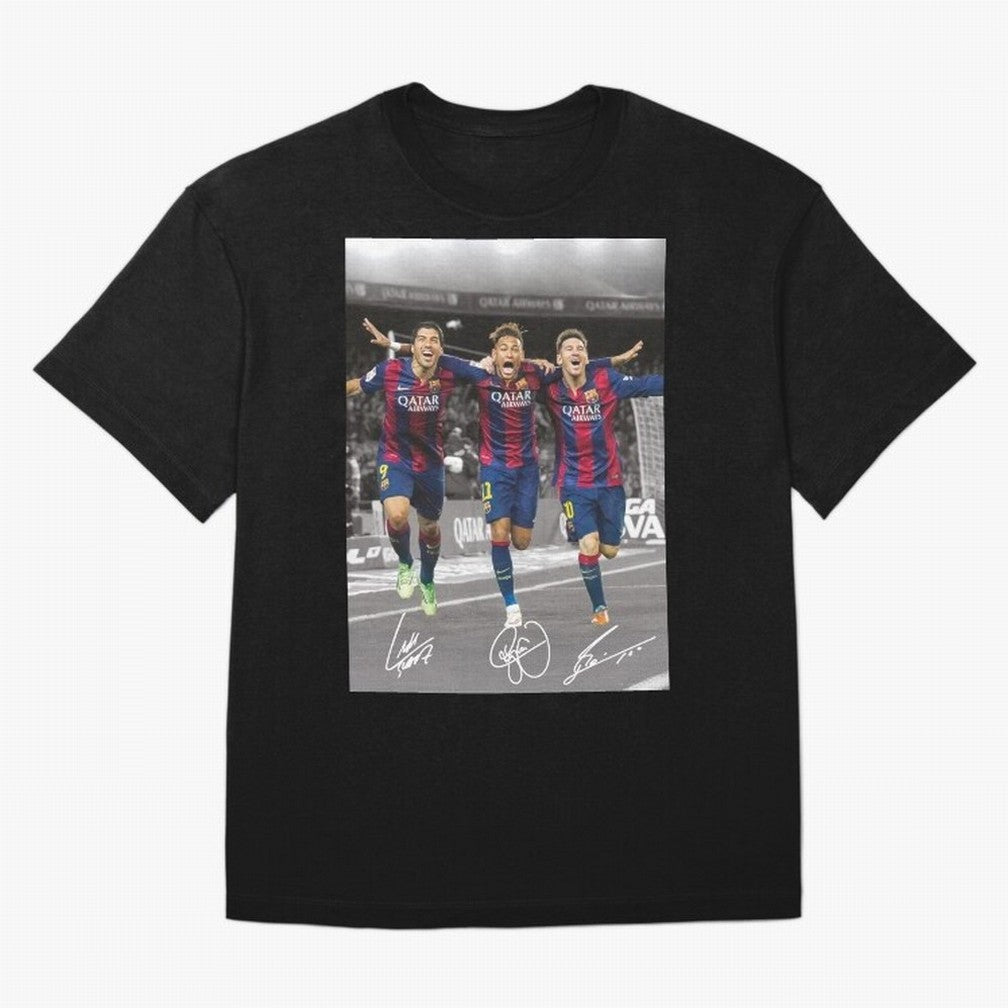 Messi Neymar Suarez Premium T-Shirt Feel the Heartbeat of Match Day Hype around FIFA World Cup 2026, Haaland, Germany, Game Day Rituals, Football Legends, Country Pride and the Road to the Final; Great for Supporters Who Love Legendary Players,