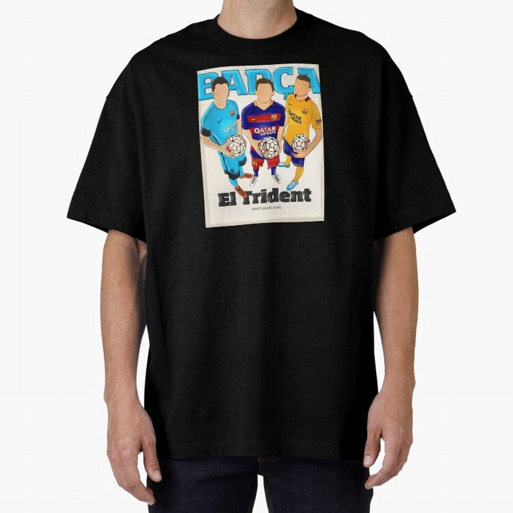 Msn football soccer fcbarcelona Premium T-Shirt Show Your Tournament Heart for FIFA World Cup 2026 Group Stage with CR7 and Messi, Argentina, France and Brazil Energy, Championship Spirit, Famous Goals, Roaring Crowds and International Football