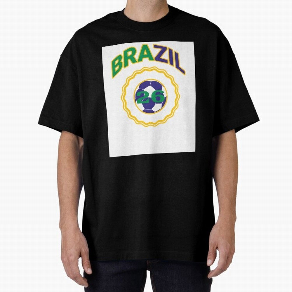 brazil 2026 world cup soccer badge Premium T-Shirt Bring Supporter Culture to Match Day Hype around FIFA World Cup 2026 USA Canada Mexico, Neymar, Haaland and Cristiano Ronaldo, France, Classic Soccer Heritage, Championship Pressure, Fan Loyalty