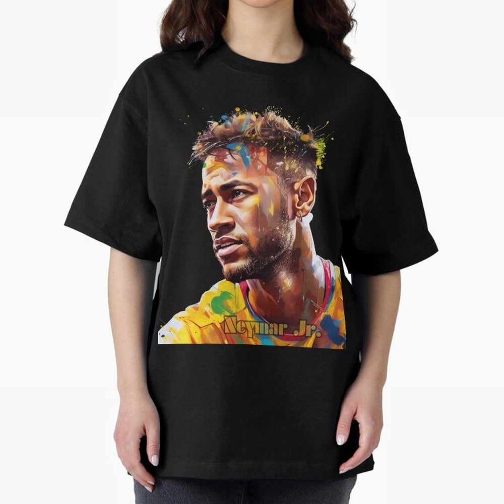 Neymar Premium T-Shirt Experience the Global Stage of FIFA World Cup 2026 Spirit, Filled with Portugal, Spain and Germany, Neymar, Game Day Rituals, Football Legends, Country Pride and the Road to the Final; Great for Watch Parties, Sports Bars,