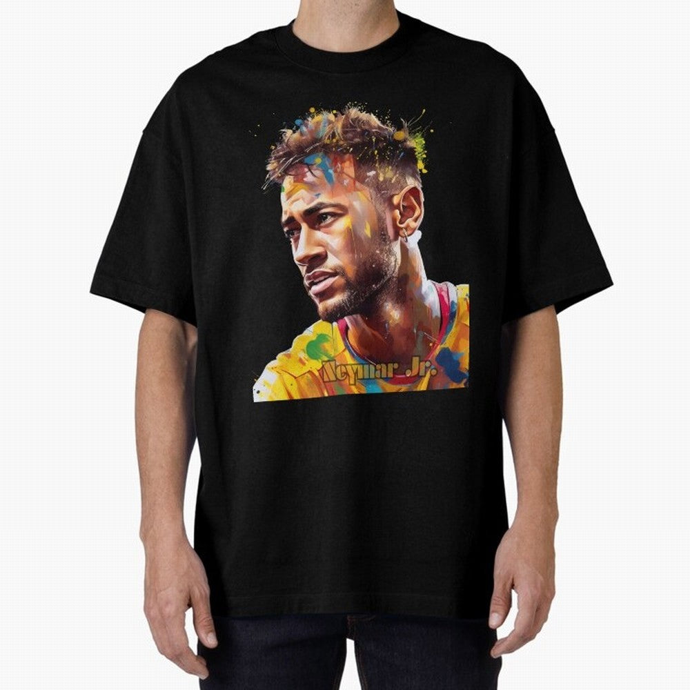 Neymar Premium T-Shirt Experience the Global Stage of FIFA World Cup 2026 Spirit, Filled with Portugal, Spain and Germany, Neymar, Game Day Rituals, Football Legends, Country Pride and the Road to the Final; Great for Watch Parties, Sports Bars,