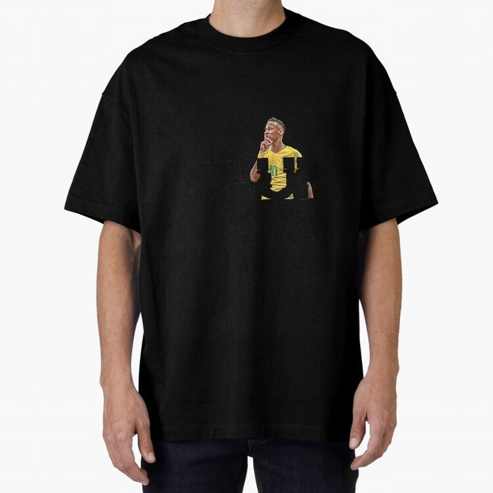 NEYMAR NEVER GIVE UP Premium T-Shirt Share the Excitement of Global Football Passion for FIFA World Cup 2026 Group Stage, with Haaland and Mbappe, Spain and Netherlands, Champion Mindset, Group Stage Buzz, Knockout Tension and Passionate Fan