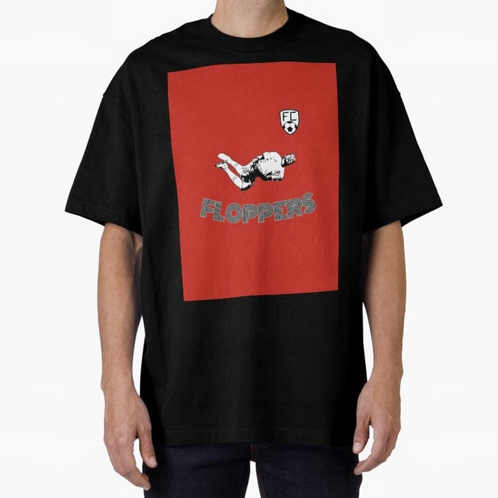 Floppers FC - Unique and Original Design Graphic T-Shirt Show Passion for the Stars of FIFA World Cup 2026 Spirit, Celebrating Argentina, Mbappe, Stadium Memories, Football Loyalty, International Chants and Championship Tradition; Ideal for
