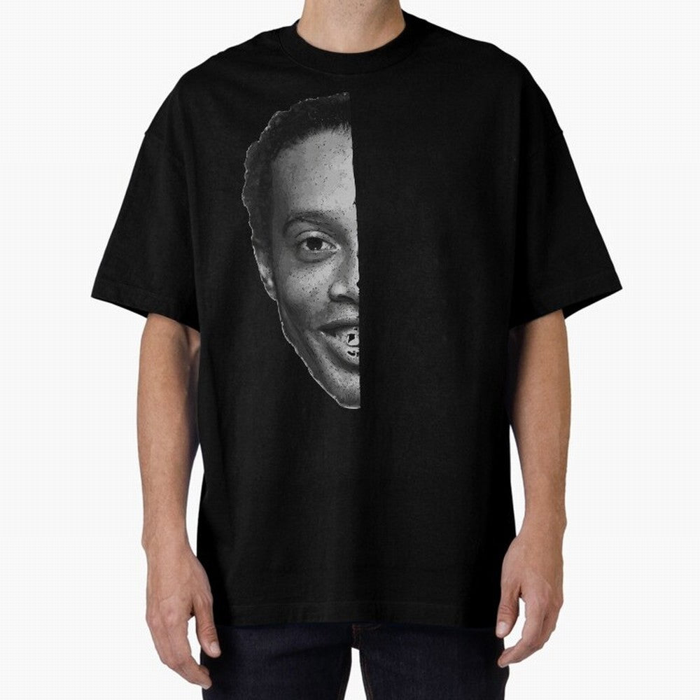 ''Football is about joy.'' Sticker - Ronaldinho Premium T-Shirt Step into Global Football Passion for FIFA World Cup 2026 USA Canada Mexico, Featuring Neymar, Germany, Football Festival Excitement, Trophy Ambitions, Country Rivalries and Star