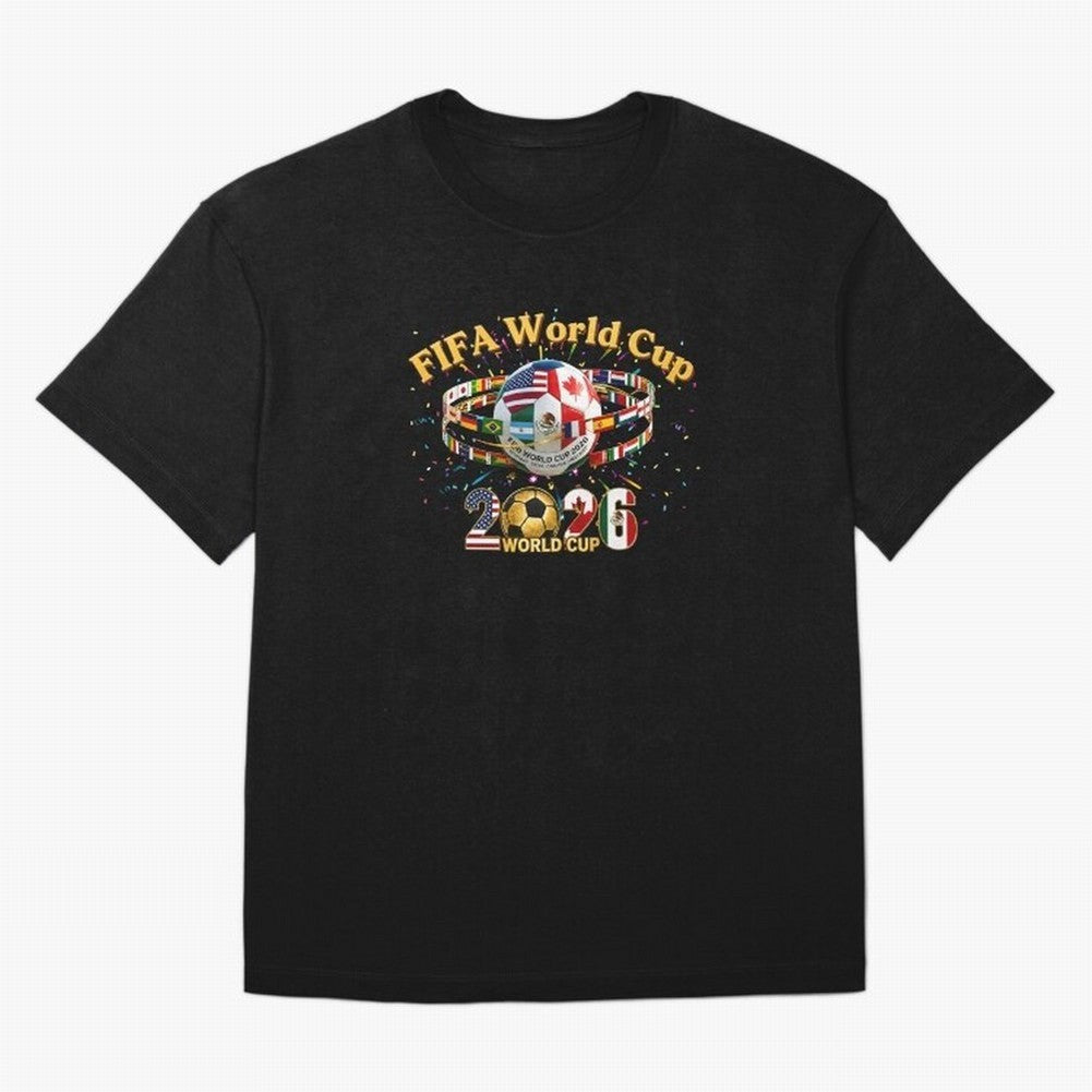 2026 World Cup Soccer World Flags Stadium Graphic Classic T-Shirt Celebrate the Road through FIFA World Cup 2026 Spirit, Driven by Portugal, Cristiano Ronaldo, Classic Soccer Heritage, Championship Pressure, Fan Loyalty and International Pride;