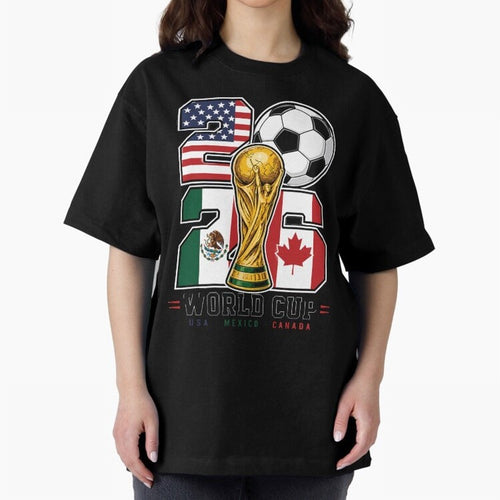 2026 Soccer World Cup Football Design Classic T-Shirt Celebrate Fan Favorites in FIFA World Cup 2026 USA Canada Mexico Filled with Messi, France and Portugal Energy, Tournament Hype, Historic Matchups, Family Viewing Parties and Global Sports
