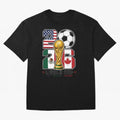 2026 Soccer World Cup Football Design Classic T-Shirt Celebrate Fan Favorites in FIFA World Cup 2026 USA Canada Mexico Filled with Messi, France and Portugal Energy, Tournament Hype, Historic Matchups, Family Viewing Parties and Global Sports