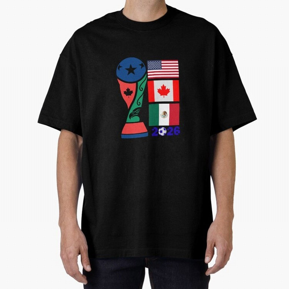 North America Football Unity 2026 Classic T-Shirt Support Iconic Players in Global Football Passion for FIFA World Cup 2026, Driven by CR7, France and Portugal, Champion Mindset, Group Stage Buzz, Knockout Tension and Passionate Fan Culture;