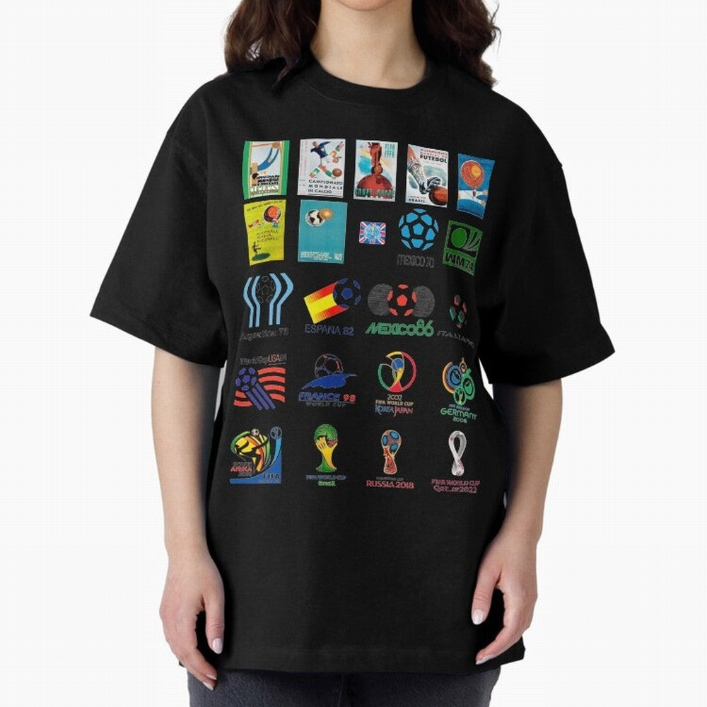 Soccer world logos Classic T-Shirt Stand Proud for Match Day Hype around FIFA World Cup 2026, Neymar, Haaland and Cristiano Ronaldo, France, Football History, Final Match Energy, Crowd Noise and Once in a Lifetime Moments; Great for Watch Parties,