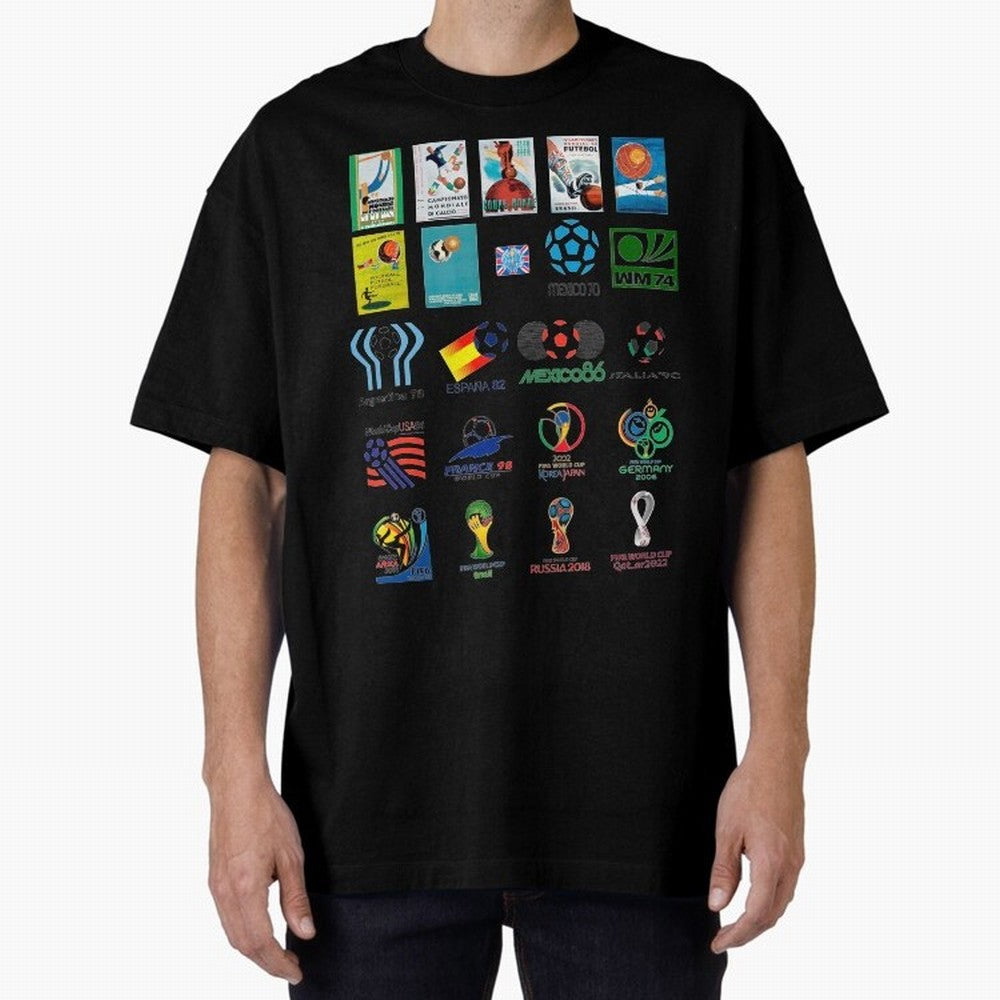 Soccer world logos Classic T-Shirt Stand Proud for Match Day Hype around FIFA World Cup 2026, Neymar, Haaland and Cristiano Ronaldo, France, Football History, Final Match Energy, Crowd Noise and Once in a Lifetime Moments; Great for Watch Parties,