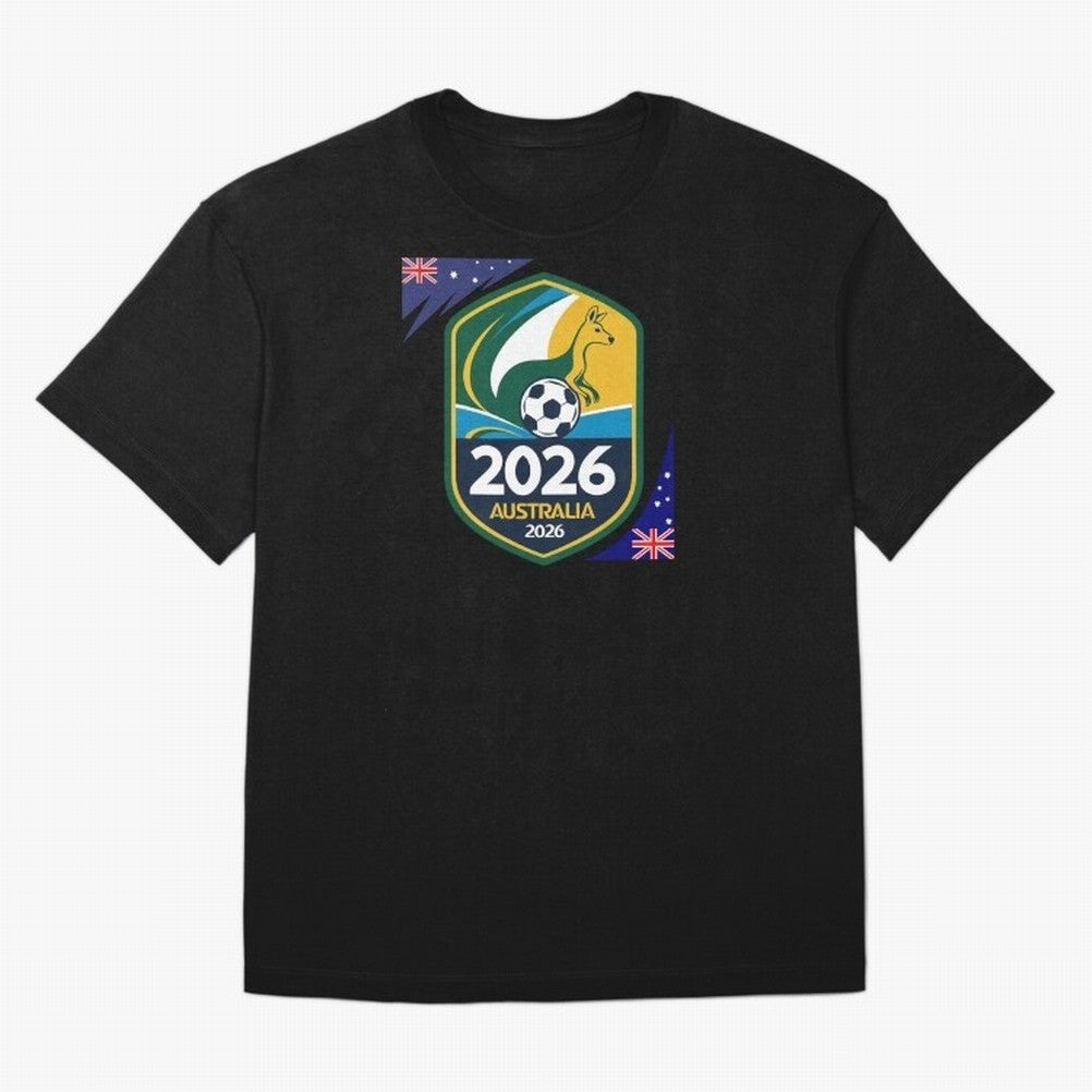 Australia WC2026 Classic T-Shirt Relive the Noise and Pride of FIFA World Cup 2026 USA Canada Mexico Spirit, Driven by Argentina, France and Brazil, Neymar, Stadium Memories, Football Loyalty, International Chants and Championship Tradition;