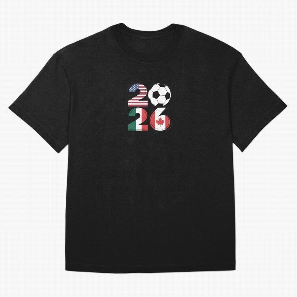 2026 soccer logo Classic T-Shirt Feel the Heartbeat of Match Day Hype around FIFA World Cup 2026, Messi, Neymar and Mbappe, Netherlands, Stadium Memories, Football Loyalty, International Chants and Championship Tradition; Ideal for Passionate Fans