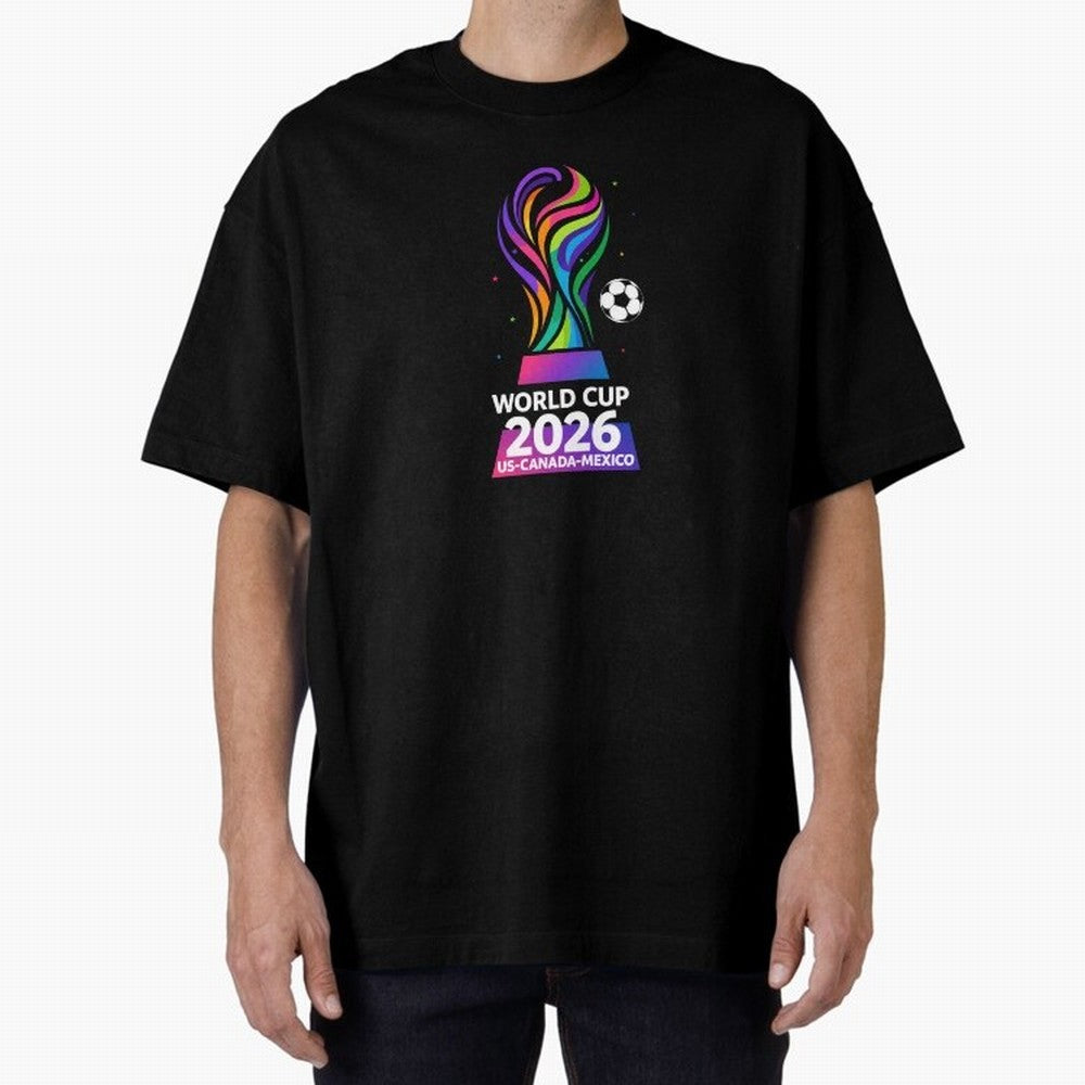 World Cup 2026 US-Canada-Mexico Soccer Trophy Classic T-Shirt Mark FIFA World Cup 2026 Group Stage Spirit, Connected to Brazil, Portugal and Argentina, Mbappe and Neymar, Classic Soccer Heritage, Championship Pressure, Fan Loyalty and International