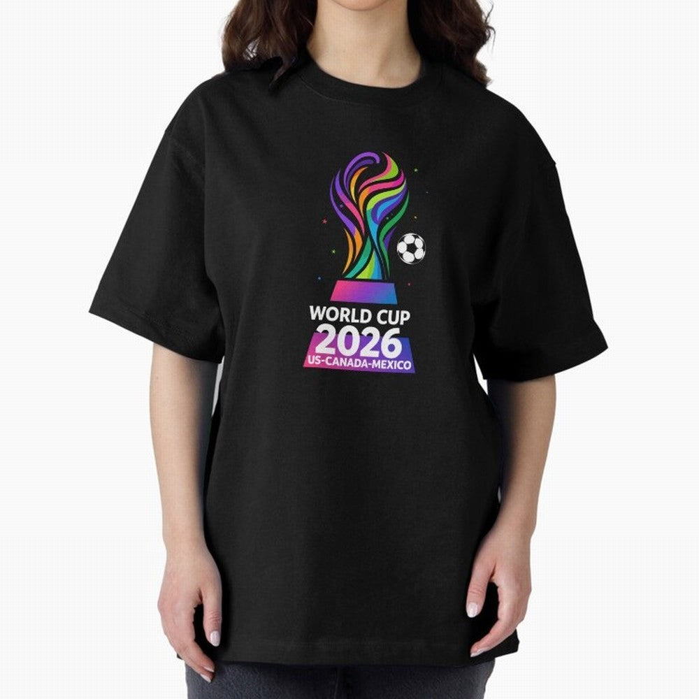 World Cup 2026 US-Canada-Mexico Soccer Trophy Classic T-Shirt Mark FIFA World Cup 2026 Group Stage Spirit, Connected to Brazil, Portugal and Argentina, Mbappe and Neymar, Classic Soccer Heritage, Championship Pressure, Fan Loyalty and International