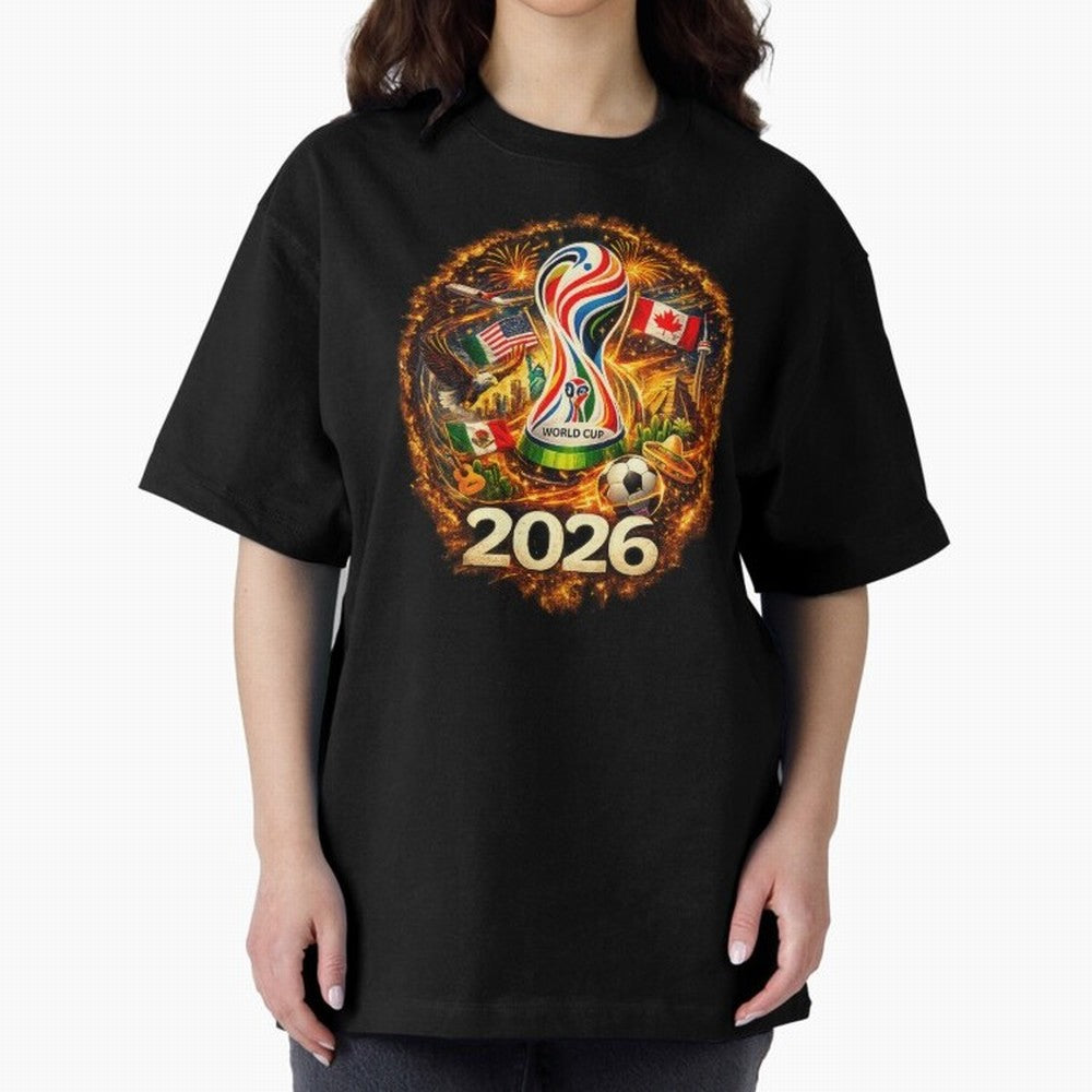 World Football Spirit 2026 USA Canada Mexico Soccer Fan Classic T-Shirt Carry the Dream of Match Day Hype around FIFA World Cup 2026 Group Stage, Neymar, Germany, Football Festival Excitement, Trophy Ambitions, Country Rivalries and Star Player