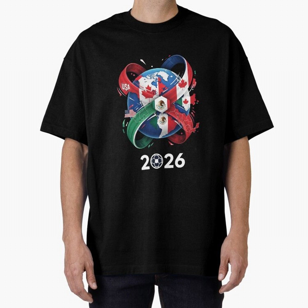 World United by Football 2026 Classic T-Shirt Fuel FIFA World Cup 2026 USA Canada Mexico for Fans of Cristiano Ronaldo, Haaland and CR7 and England, France and Netherlands, Bringing Stadium Memories, Football Loyalty, International Chants and