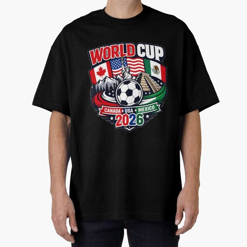 FIFA World Cup 2026 Classic T-Shirt Honor the Football Icons of Match Day Hype around FIFA World Cup 2026 Group Stage, Mbappe and Neymar, Brazil, Portugal and Argentina, Goal Celebration Energy, Supporter Heritage, Football Icons and Worldwide