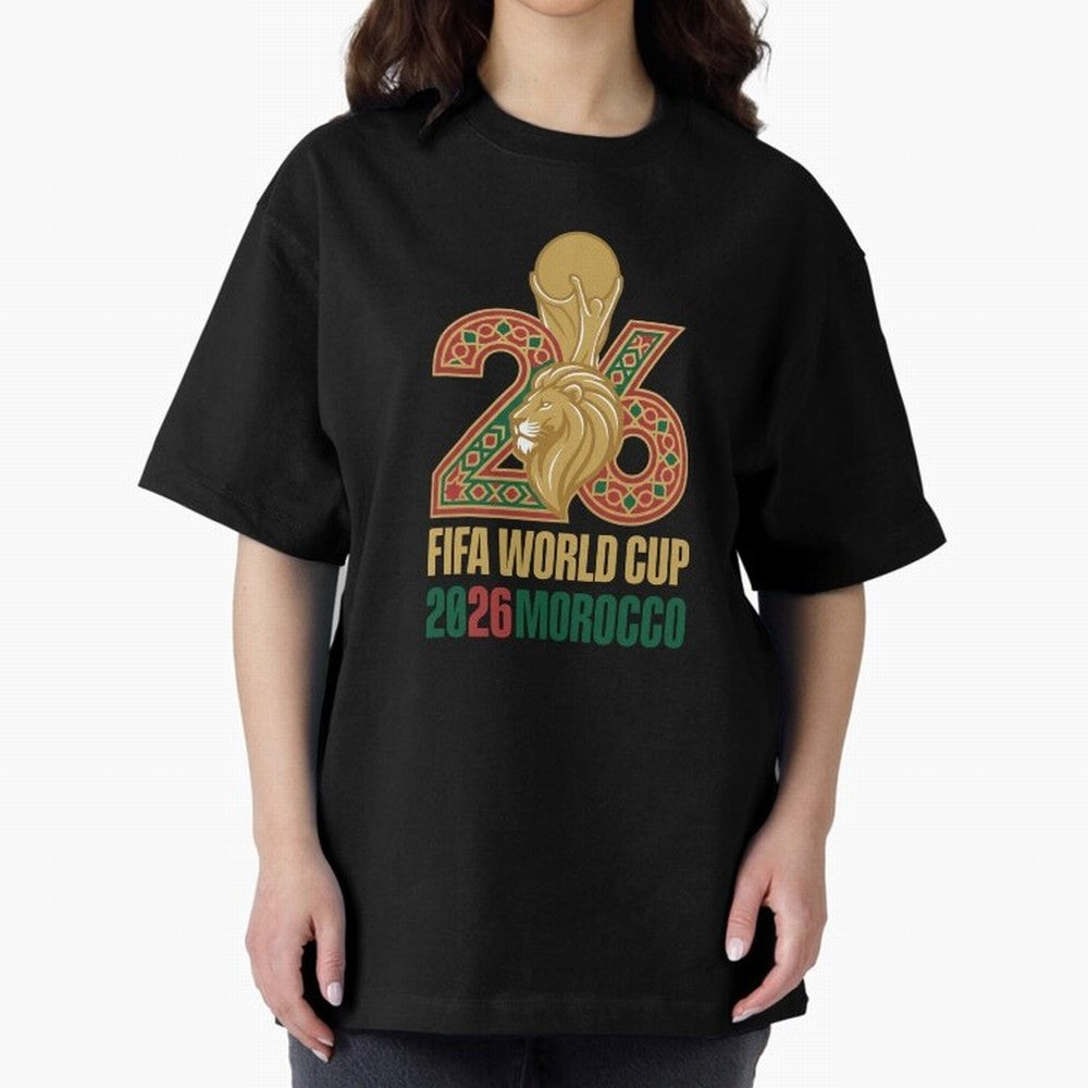 WORLD CUP 2026 MOROCCO Classic T-Shirt Show Up for the Glory of Global Football Passion for FIFA World Cup 2026 Group Stage, Connected to Cristiano Ronaldo, Spain and Netherlands, Sports Nostalgia, International Competition, Famous Players and