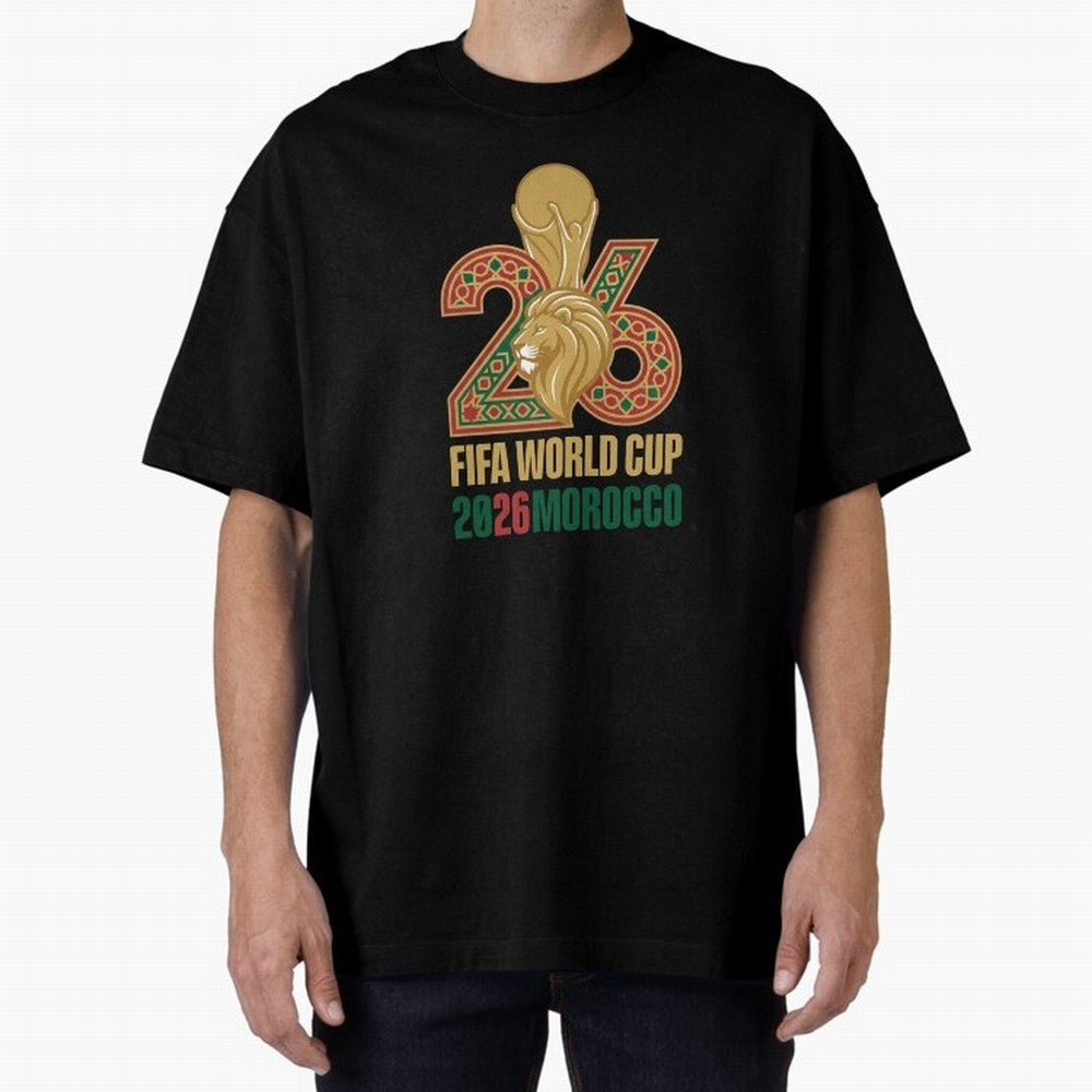 WORLD CUP 2026 MOROCCO Classic T-Shirt Show Up for the Glory of Global Football Passion for FIFA World Cup 2026 Group Stage, Connected to Cristiano Ronaldo, Spain and Netherlands, Sports Nostalgia, International Competition, Famous Players and