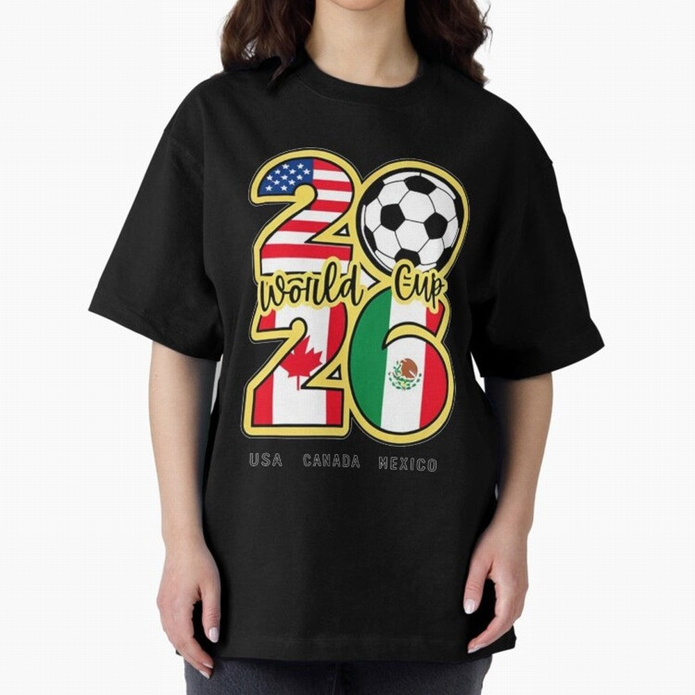 World Cup 2026, Usa Canada Mexico Football Classic T-Shirt Honor Football Greatness during FIFA World Cup 2026 USA Canada Mexico Spirit, Driven by Portugal, Spain and Germany, Neymar, Classic Soccer Heritage, Championship Pressure, Fan Loyalty and
