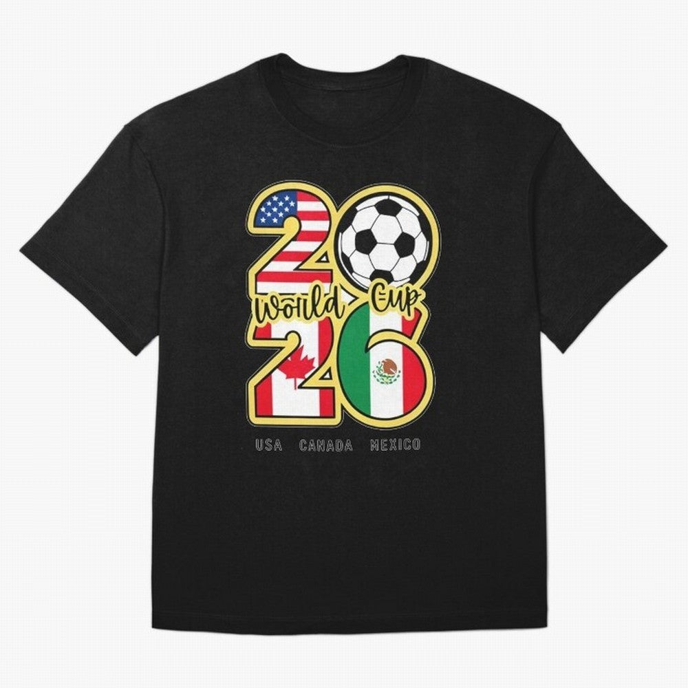 World Cup 2026, Usa Canada Mexico Football Classic T-Shirt Honor Football Greatness during FIFA World Cup 2026 USA Canada Mexico Spirit, Driven by Portugal, Spain and Germany, Neymar, Classic Soccer Heritage, Championship Pressure, Fan Loyalty and