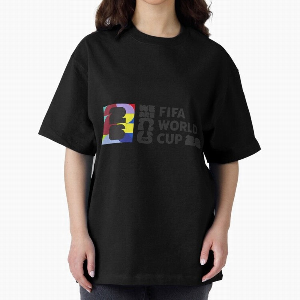 World Cup26 Event Colorblock Classic T-Shirt Keep the Match Day Mood of Global Football Passion for FIFA World Cup 2026 Group Stage, Centered on Haaland, Spain, Classic Soccer Heritage, Championship Pressure, Fan Loyalty and International Pride;
