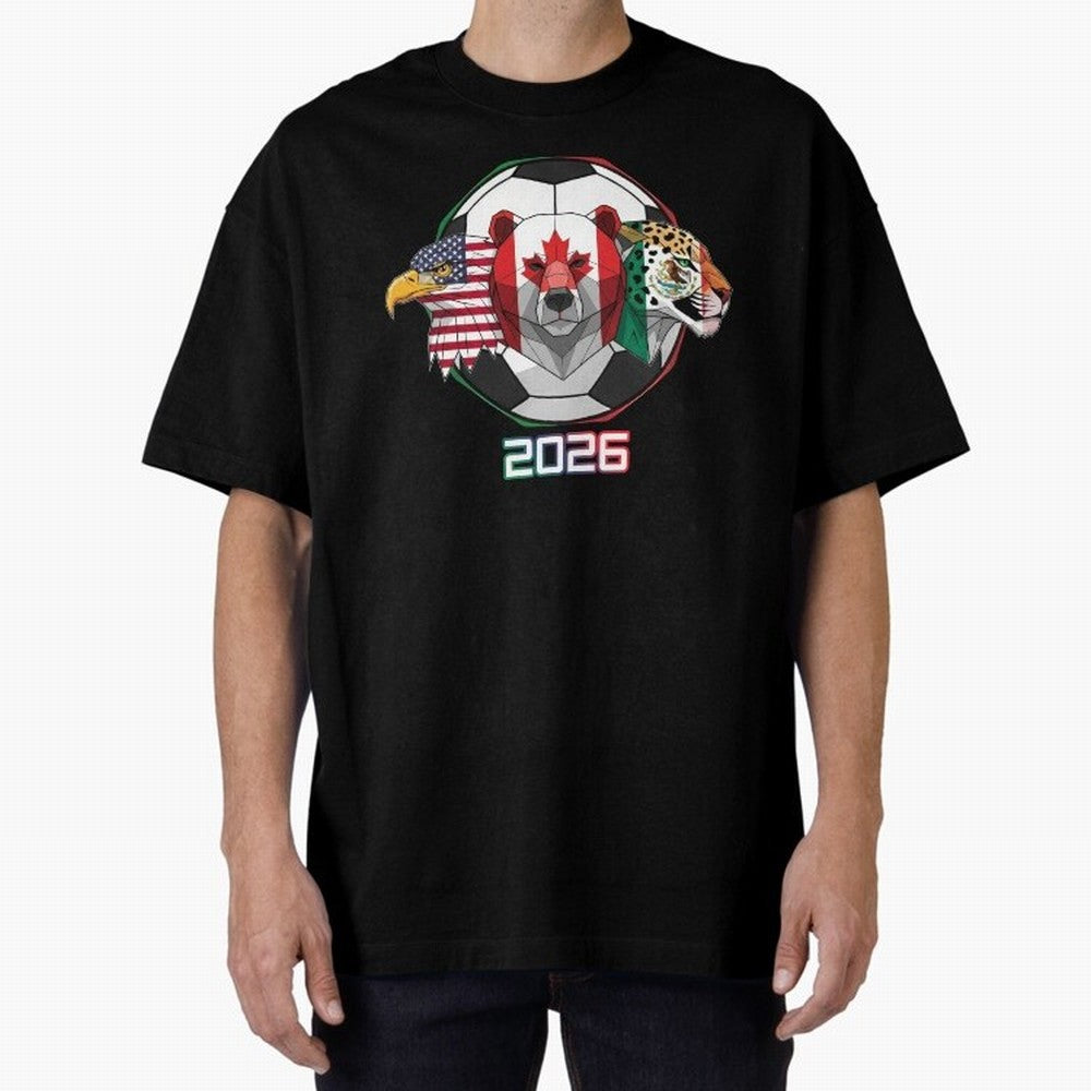 North American Soccer Animals 2026 Classic T-Shirt Celebrate Football Dreams Across FIFA World Cup 2026 with Haaland and Mbappe, Germany Energy, Tournament Hype, Historic Matchups, Family Viewing Parties and Global Sports Pride; Ideal for Fans Who