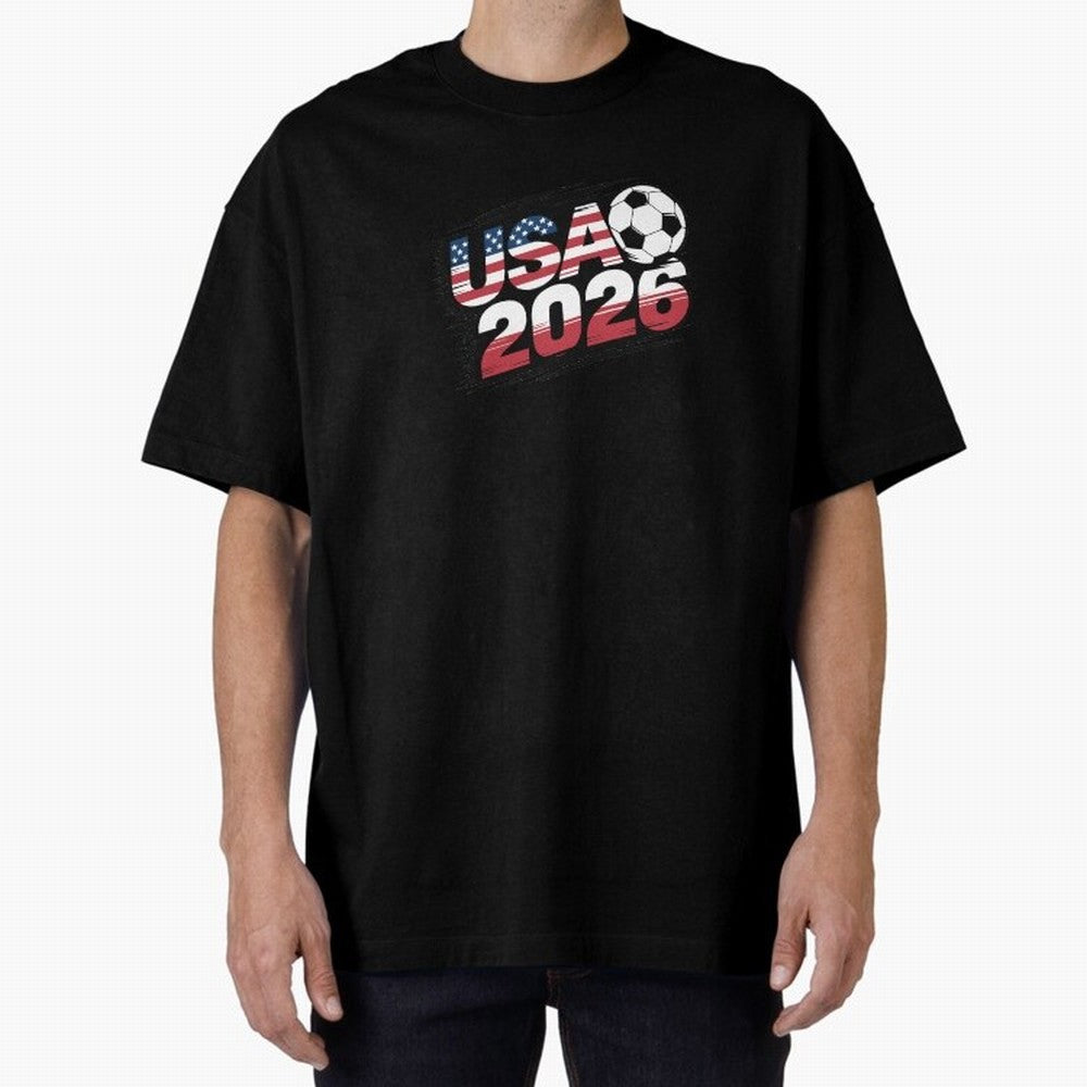 USA 2026 Soccer Classic T-Shirt Get Ready for the FIFA World Cup 2026 Journey through Messi and Cristiano Ronaldo Highlights, Portugal, Spain and Germany Pride, Global Supporter Spirit, Legendary Goals, National Colors and Tournament Celebration;