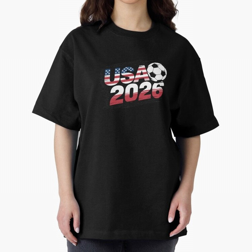 USA 2026 Soccer Classic T-Shirt Get Ready for the FIFA World Cup 2026 Journey through Messi and Cristiano Ronaldo Highlights, Portugal, Spain and Germany Pride, Global Supporter Spirit, Legendary Goals, National Colors and Tournament Celebration;