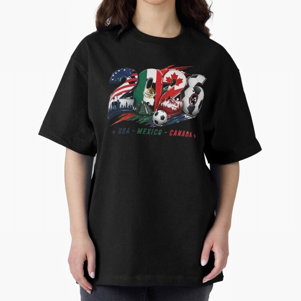United by Football 2026 North America Soccer Design Classic T-Shirt Make the Season About Match Day Hype around FIFA World Cup 2026 USA Canada Mexico, Haaland, Germany, Retro Football Energy, Iconic Rivalries, Trophy Chase Drama and Stadium