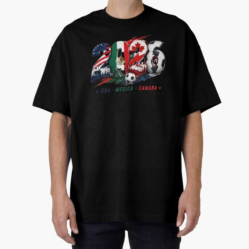 United by Football 2026 North America Soccer Design Classic T-Shirt Make the Season About Match Day Hype around FIFA World Cup 2026 USA Canada Mexico, Haaland, Germany, Retro Football Energy, Iconic Rivalries, Trophy Chase Drama and Stadium