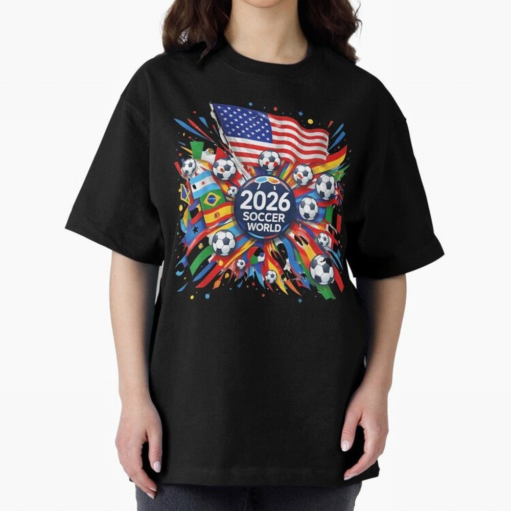 2026 Soccer World Cup United States Mexico Canada Football Championship Tournament Classic T-Shirt Bring Global Tournament Vibes to FIFA World Cup 2026 Group Stage for Fans of Neymar, Haaland and Cristiano Ronaldo and Spain, Bringing Global