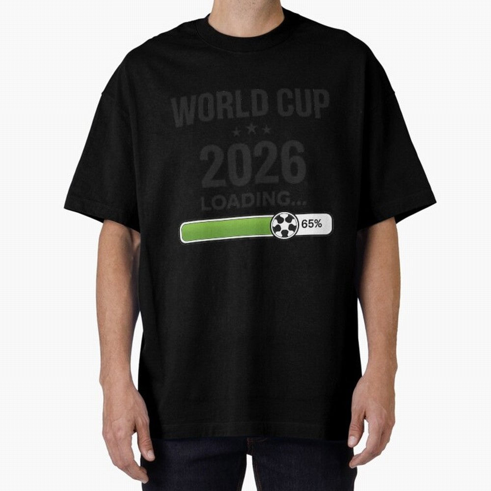 Copy of World Cup 2026 Loading Funny Football Shirt Soccer Fan Gift Classic T-Shirt Bring Trophy Dreams to the FIFA World Cup 2026 USA Canada Mexico Journey through Cristiano Ronaldo Highlights, France and Portugal Pride, Worldwide Fan Energy,