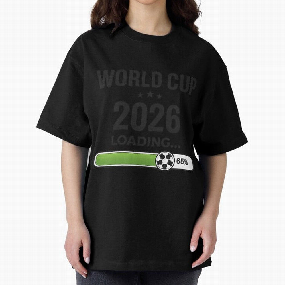 Copy of World Cup 2026 Loading Funny Football Shirt Soccer Fan Gift Classic T-Shirt Bring Trophy Dreams to the FIFA World Cup 2026 USA Canada Mexico Journey through Cristiano Ronaldo Highlights, France and Portugal Pride, Worldwide Fan Energy,