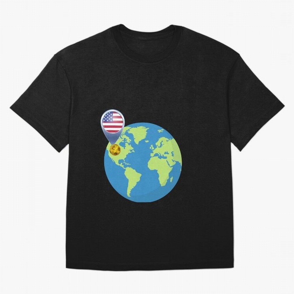 American Spirit World Cup Classic T-Shirt Celebrate the Biggest Stage of Global Football Passion for FIFA World Cup 2026 USA Canada Mexico, Driven by Cristiano Ronaldo, Haaland and CR7, Spain, Global Supporter Spirit, Legendary Goals, National