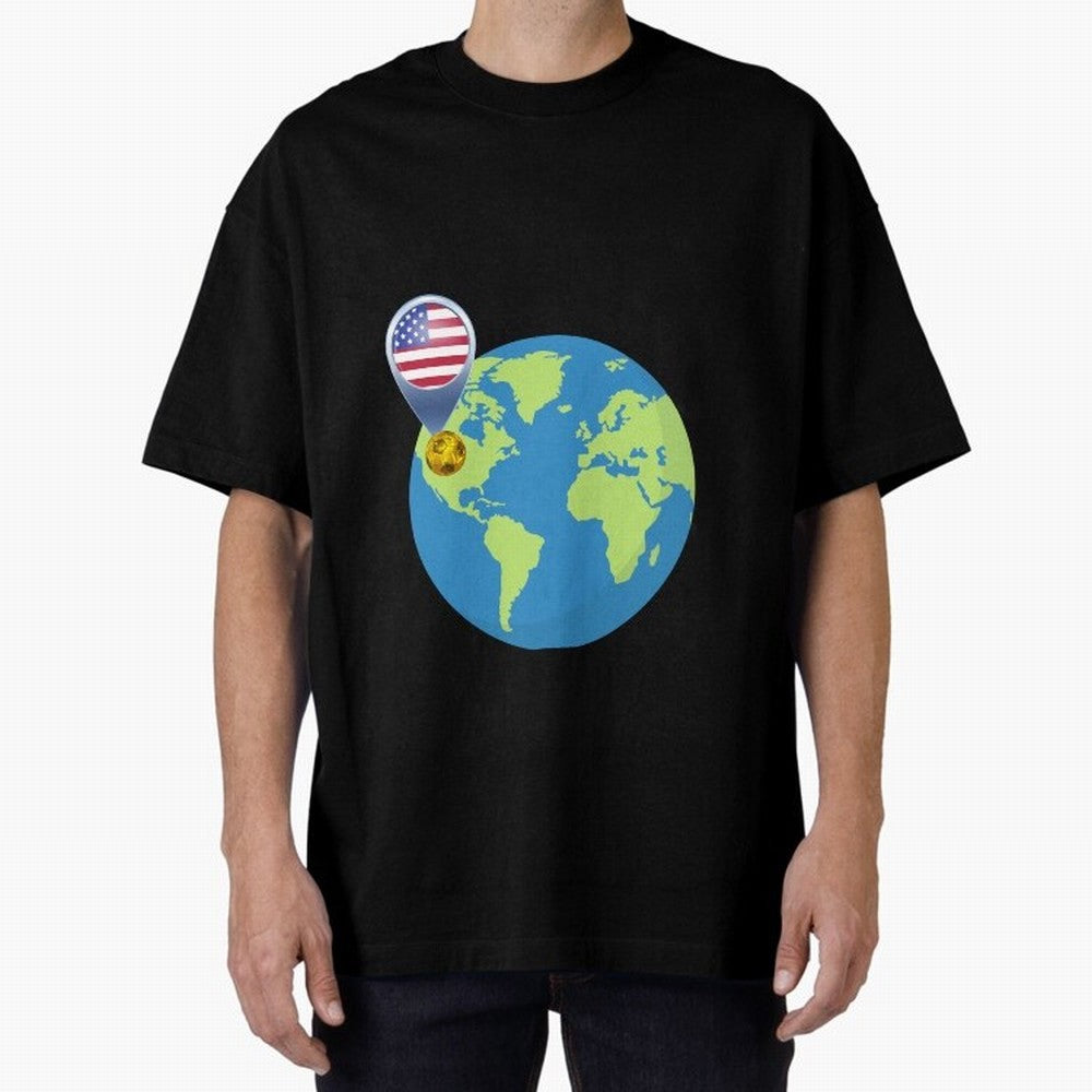 American Spirit World Cup Classic T-Shirt Celebrate the Biggest Stage of Global Football Passion for FIFA World Cup 2026 USA Canada Mexico, Driven by Cristiano Ronaldo, Haaland and CR7, Spain, Global Supporter Spirit, Legendary Goals, National