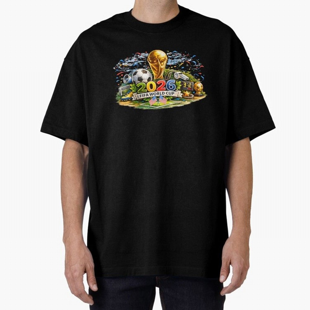 FIFA World Cup 2026, USA Support Gift Classic T-Shirt Fuel the Hype around the FIFA World Cup 2026 Group Stage Journey through Neymar, Haaland and Cristiano Ronaldo Highlights, Brazil, Portugal and Argentina Pride, Stadium Chants, National Pride,