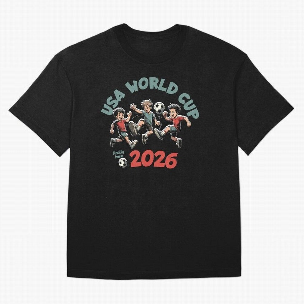 USA World Cup Classic T-Shirt Celebrate Unforgettable Nights in FIFA World Cup 2026 Group Stage Spirit, Highlighting England and Germany, Mbappe and Neymar, Retro Football Energy, Iconic Rivalries, Trophy Chase Drama and Stadium Atmosphere; Made