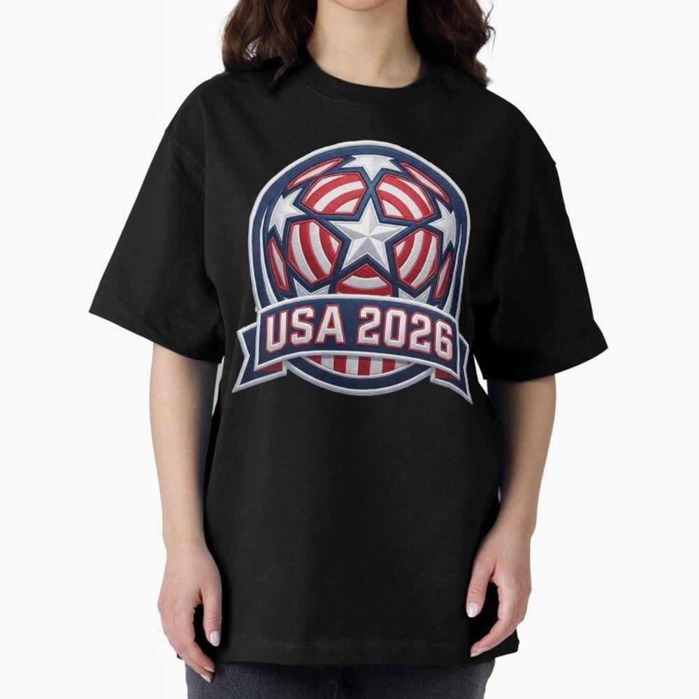 USA 2026 World Cup T-Shirt - Star Spangled Soccer Design - American Host Fan Tee Classic T-Shirt Relive Match Day Hype around FIFA World Cup 2026 USA Canada Mexico, Neymar, England, France and Netherlands, Champion Mindset, Group Stage Buzz,
