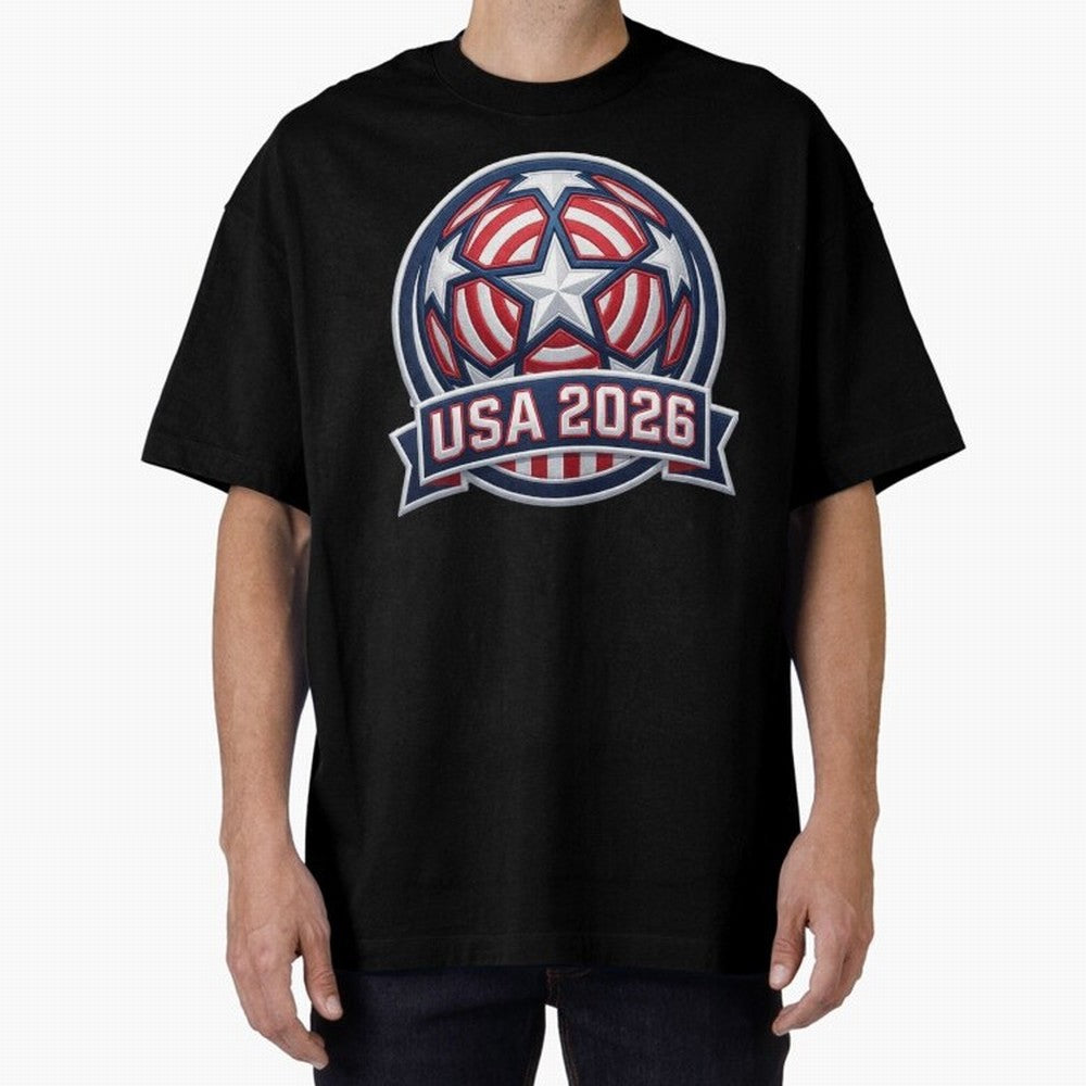 USA 2026 World Cup T-Shirt - Star Spangled Soccer Design - American Host Fan Tee Classic T-Shirt Relive Match Day Hype around FIFA World Cup 2026 USA Canada Mexico, Neymar, England, France and Netherlands, Champion Mindset, Group Stage Buzz,