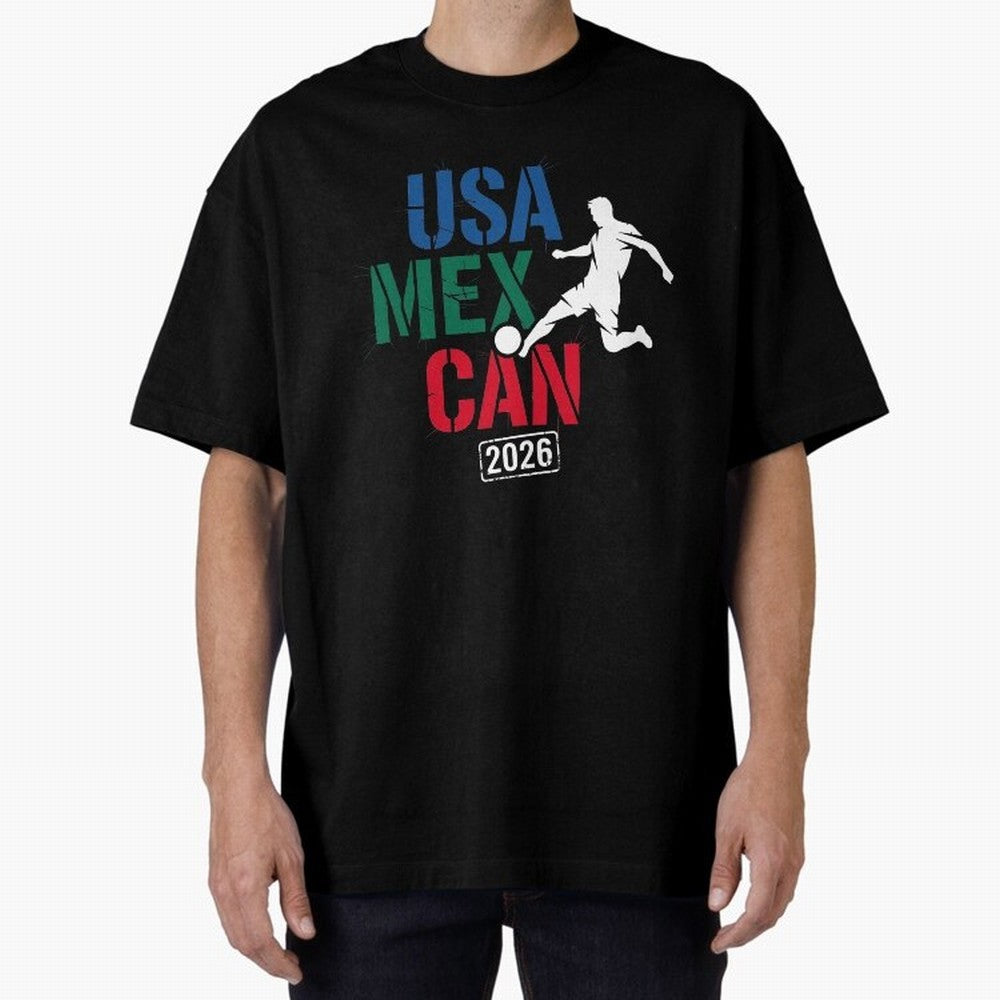 2026 Soccer Player USA Canada Mexico 26 Dark Classic T-Shirt Wear the Spirit of Match Day Hype around FIFA World Cup 2026 Group Stage, Messi and Cristiano Ronaldo, England, France and Netherlands, Game Day Rituals, Football Legends, Country Pride