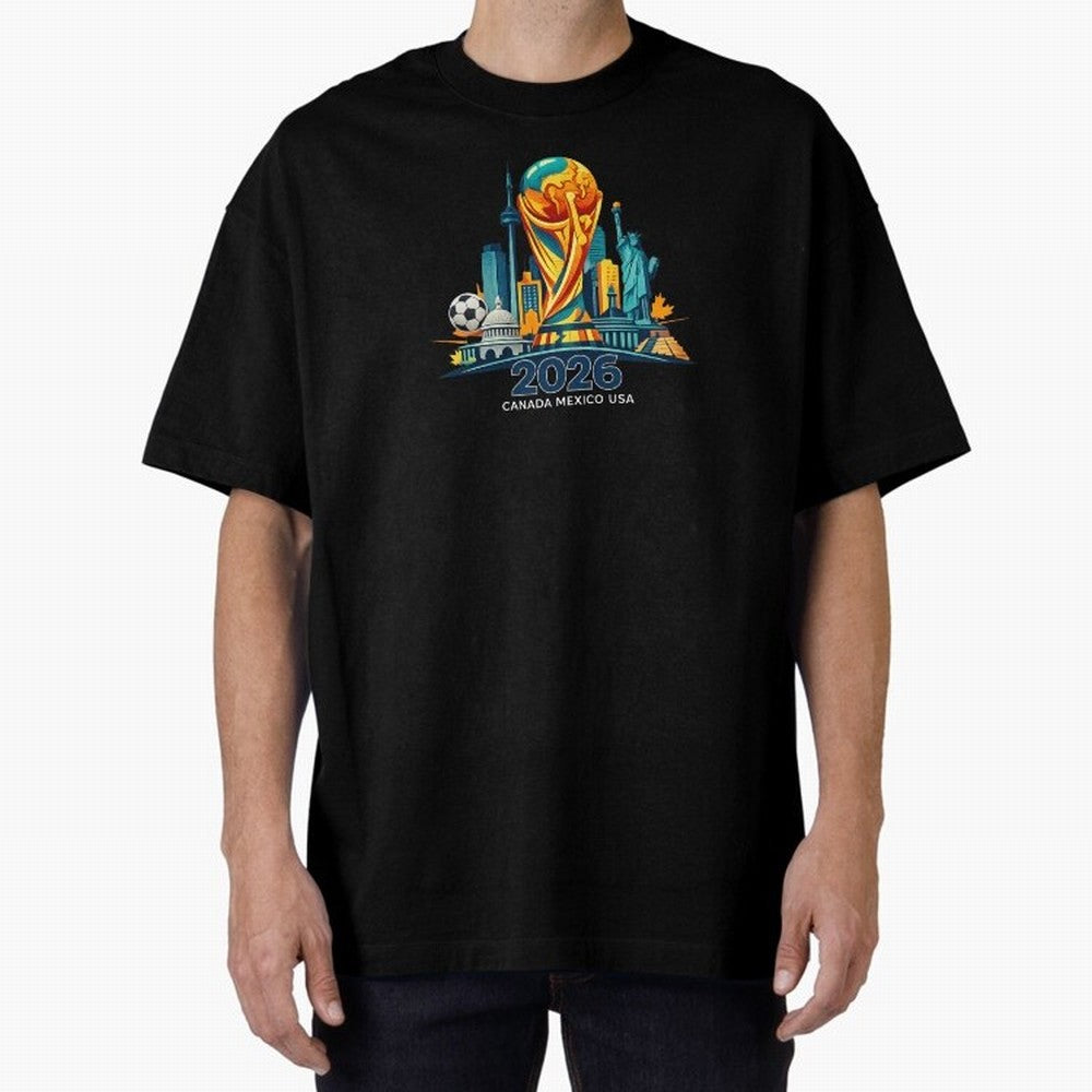 World Football Spirit 2026 - Global Football Championship - USA Canada Mexico Soccer Fan Classic T-Shirt Keep the Legacy of Match Day Hype around FIFA World Cup 2026 Group Stage, Messi, Neymar and Mbappe, Brazil, Portugal and Argentina, Tournament