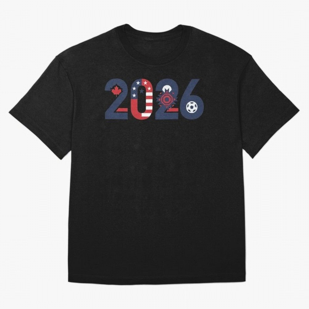 North America Soccer 2026 - Three Nations Fan Art Classic T-Shirt Feel the Roar of the FIFA World Cup 2026 Journey through Messi, Neymar and Mbappe Highlights, France Pride, Soccer Culture, Superstar Moments, National Team Dreams and Competitive