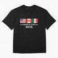 Football World Cup 2026 USA Canada Mexico Soccer & Football Fan Classic T-Shirt Enjoy Match Day Hype around FIFA World Cup 2026 USA Canada Mexico, Messi, England, Retro Football Energy, Iconic Rivalries, Trophy Chase Drama and Stadium Atmosphere;
